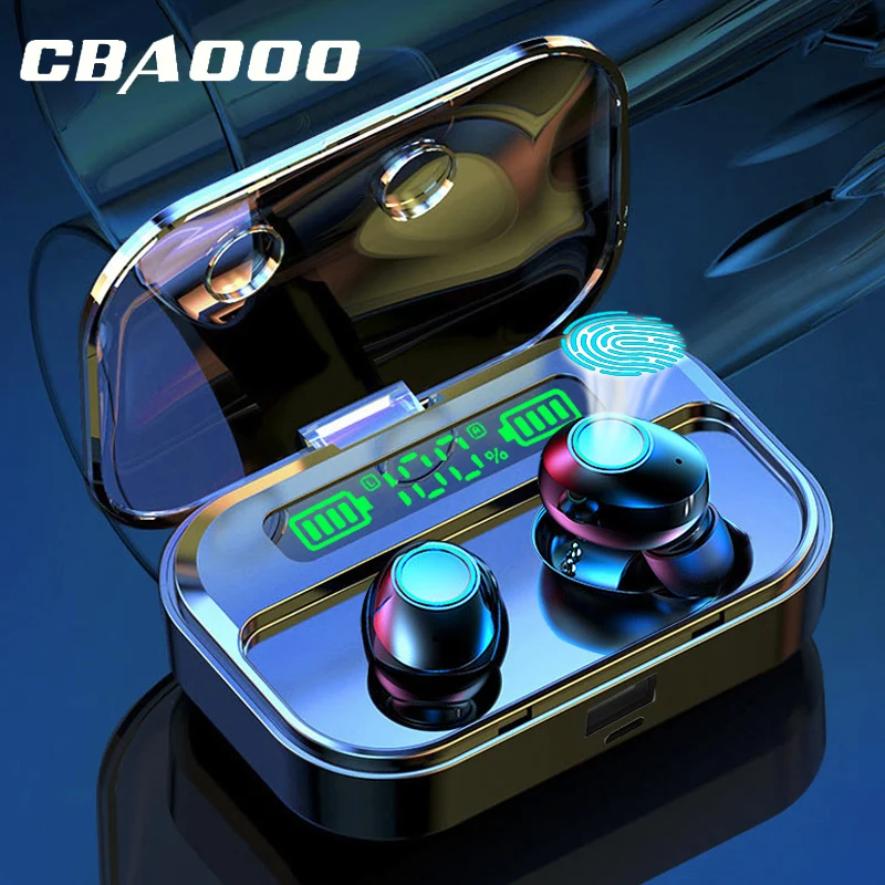 

Wireless Bluetooth Headphone TWS Earphone Waterproof HiFi Stereo Noise Reduction Headset Sport Earbuds With Microphone HD Call