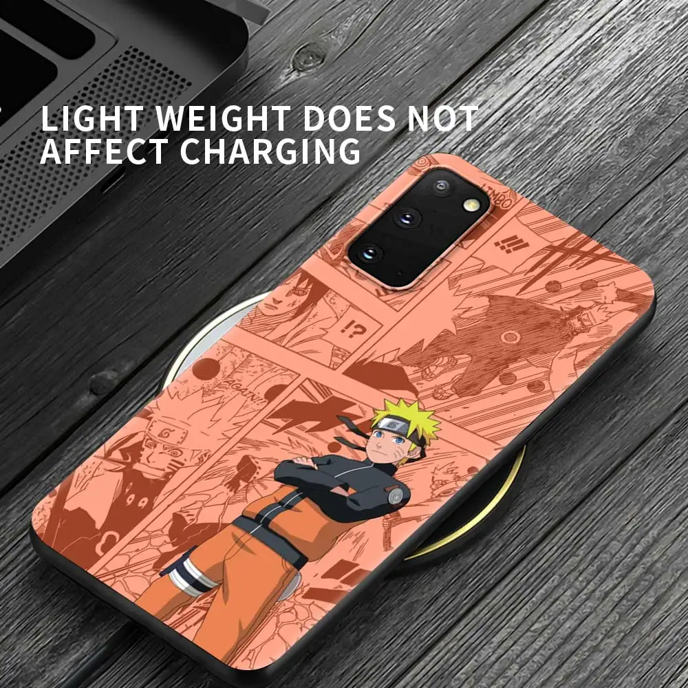 Милый чехол для телефона с аниме Наруто удзумаки Samsung Galaxy S20 S22 S21 S10 Lite S8 S9 Plus Note 20 10