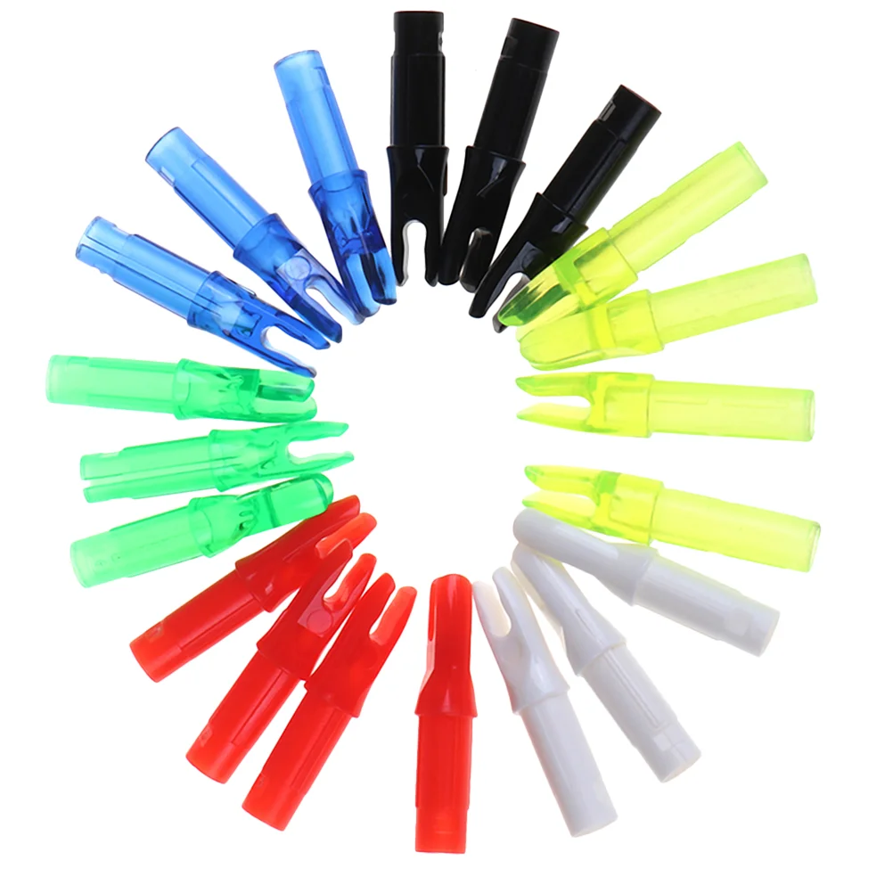 

20pcs Archery Insert Tail End Archery Tails Suitable for Shooting 62mm ( Mixed Color )