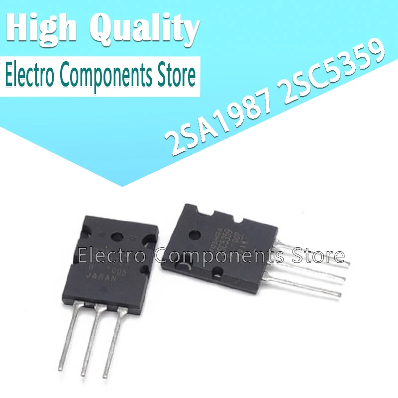 

1 Pair Sound Tube 2SA1987 2SC5359 Power Amplifier Tube A1987 C5359 TO-3PL Triode Transistor