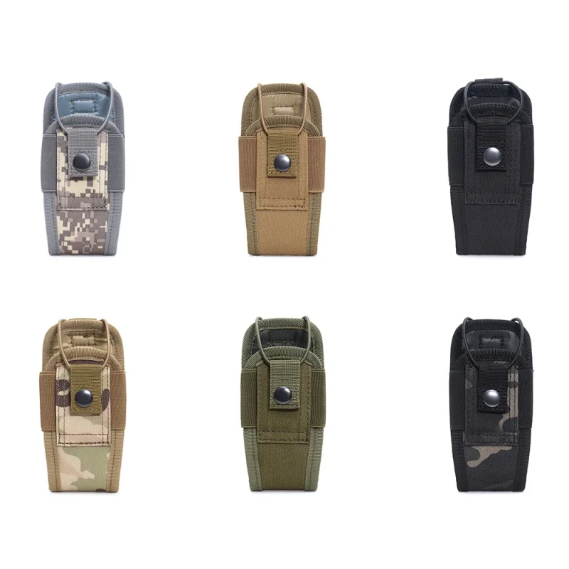 

1000D Nylon Outdoor Pouch Tactical Sports Molle-compatible Radio Walkie Talkie Holder Bag Magazine Mag Pouch Pocket