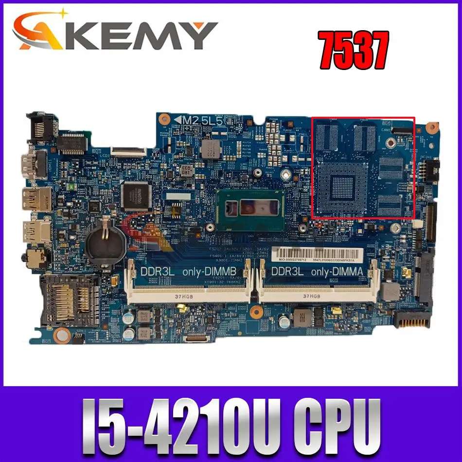 

for DELL Inspiron 15 7537 laptop motherboard SR1EF I5-4210U DDR3L CN-0K58JN 0K58JN K58JN DOH50 MB 12311-2 KJ7NX 100% work