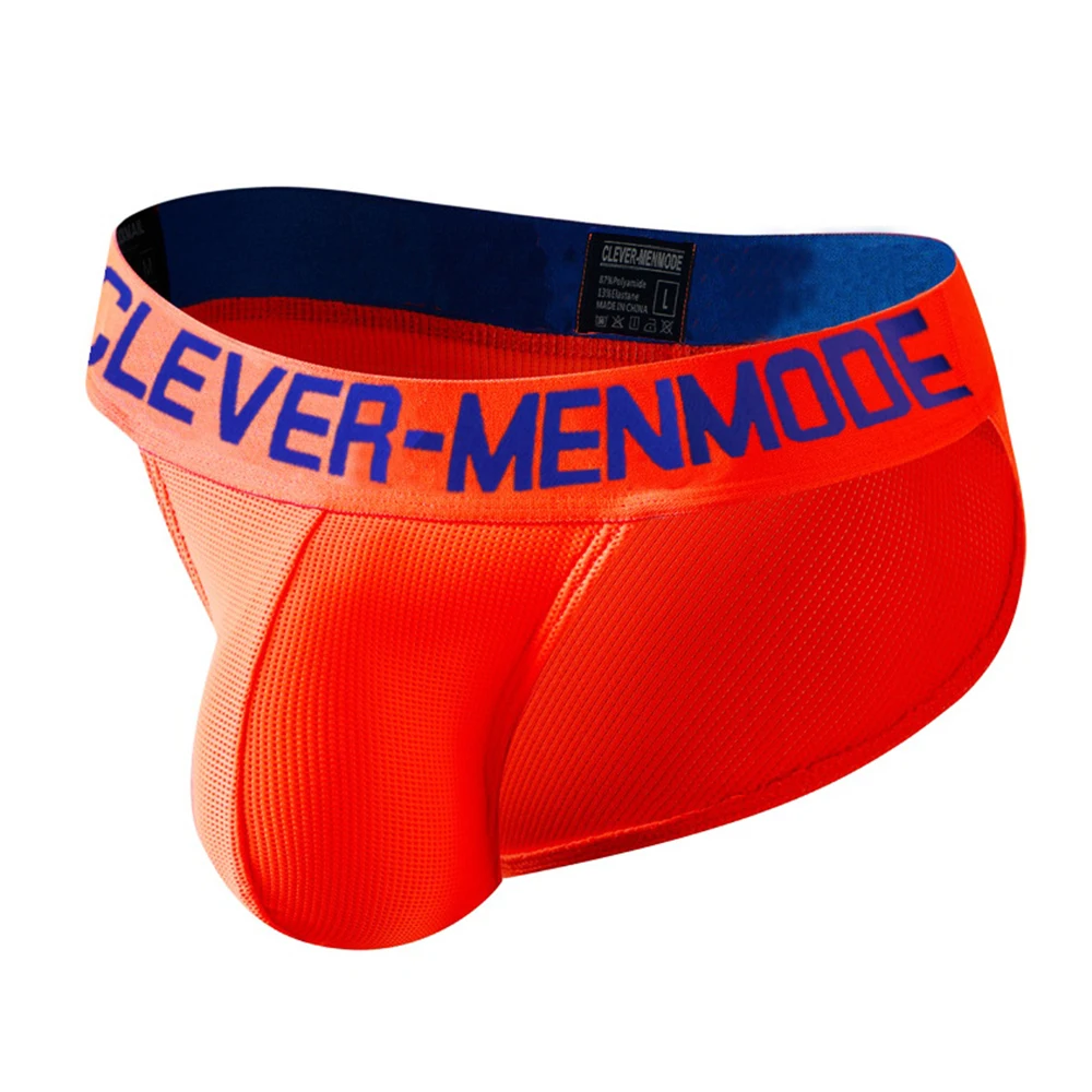 

Hot Sale Underwear Mens Comfortable Convex Pouch Underpants High Cut Men's Erotic Lingerie Mesh Pouch Thong Sexy