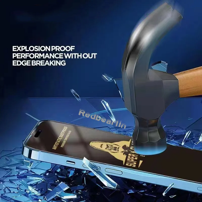 20/50Pcs ESD Anti-Static Super Glass Tempered Glass Hardness Screen Protector For iPhone X XR Xs max 11 12 13 14 Pro max