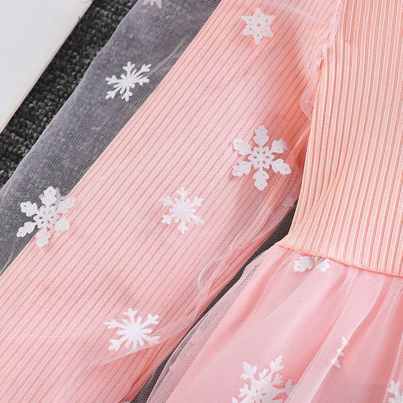 Новинка 2023 года платье принцессы Эльзы Диснея для девочек весенне-осеннее