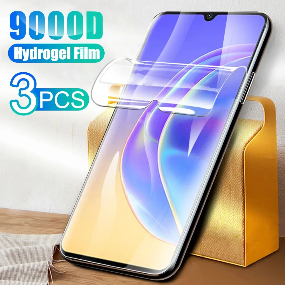 

Гидрогелевая пленка для Vivo Y21, Защитная пленка для экрана Vivo Y21, Y21s, Y33s, Y53s, 4G, Y53t, Y52, Y72, фотопленка, не стекло, 3 шт.
