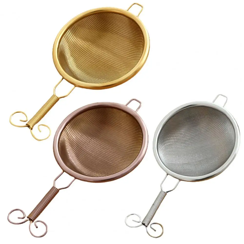 

Cocktail Strainer Stainless Steel Tea Strainers Conical Food Strainers Fine Mesh Strainer Practical Bar Strainer Tool