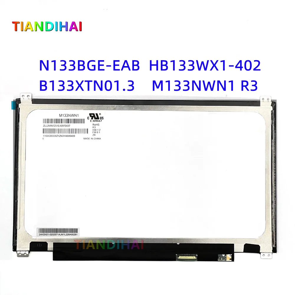 

13,3 дюймовая ЖК-матрица N133BGE-EAB B133XTN01.3 M133NWN1 R3 для ноутбука Acer HB133WX1-402 MS2392 ЖК-экран дисплей 30pin