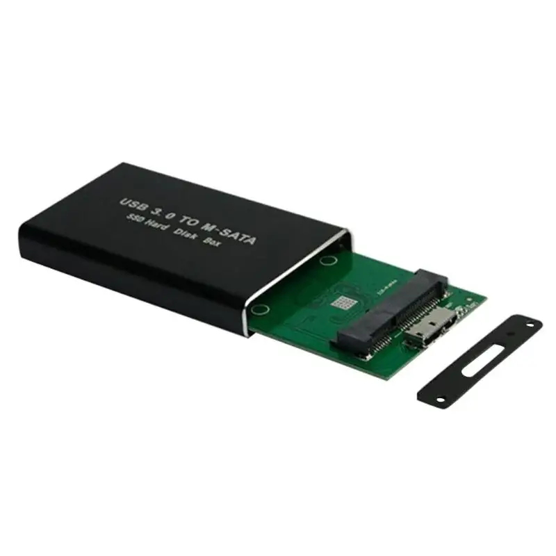 Чехол для жесткого диска SSD с USB 3 0 на mSATA чехол hd Внешний из алюминиевого сплава