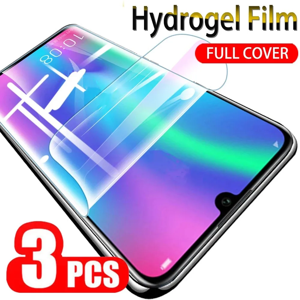 

3PCS Full Cover Hydrogel Film For Huawei Nova Y70 Film Screen Protector For Hauwei Nova Y70 Plus Y90 Y61 Y60 HD Film Not galss