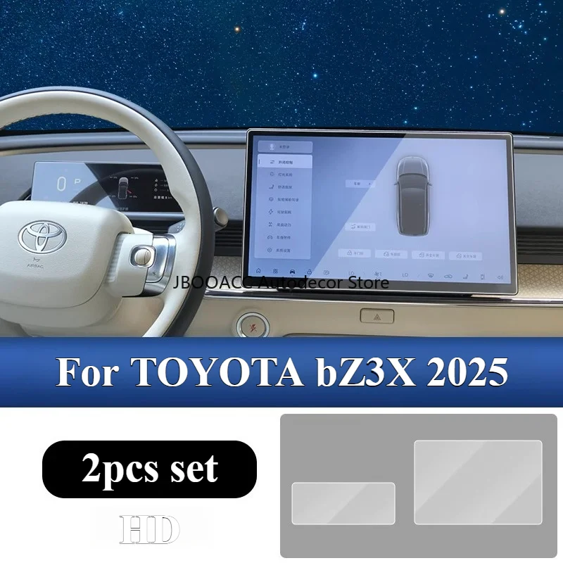 

Для TOYOTA bZ3X 2025 АВТОМОБИЛЬНЫЙ ЖК-сенсорный экран, навигация, GPS, защита приборной панели, экран, закаленное стекло, защитная пленка, аксессуары