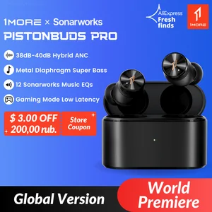 [World Premiere] 1MORE PistonBuds Pro Triple ANC Bluetooth 5.2 Wireless Earbuds 4 Microphone DNN Met in Pakistan