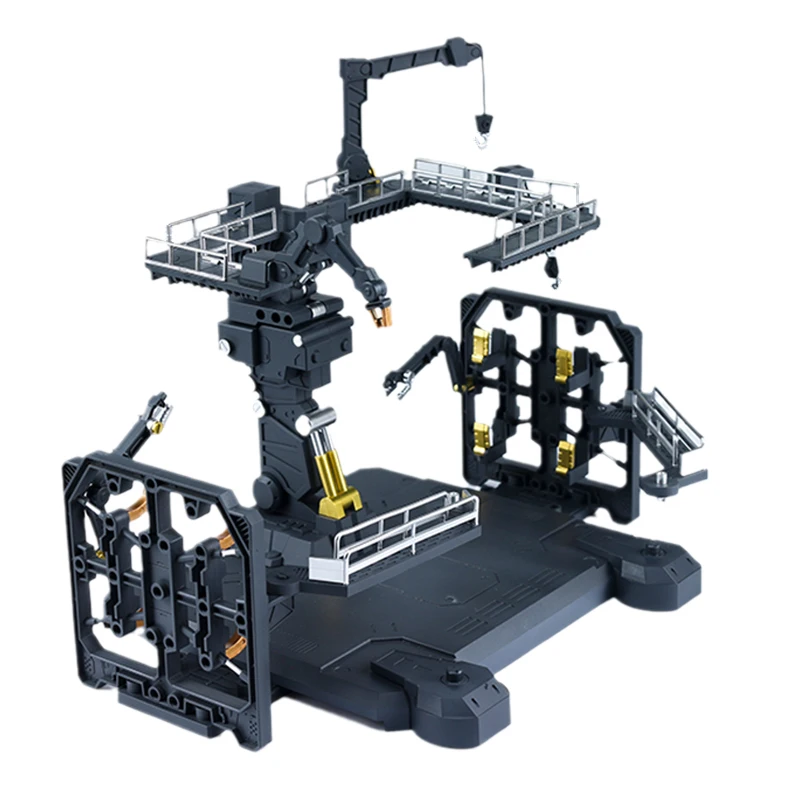 Anime Figure 1/144 Universal Platform Hangar Garage Gundam Stand Showcase Anime Action Figure Toys For Children