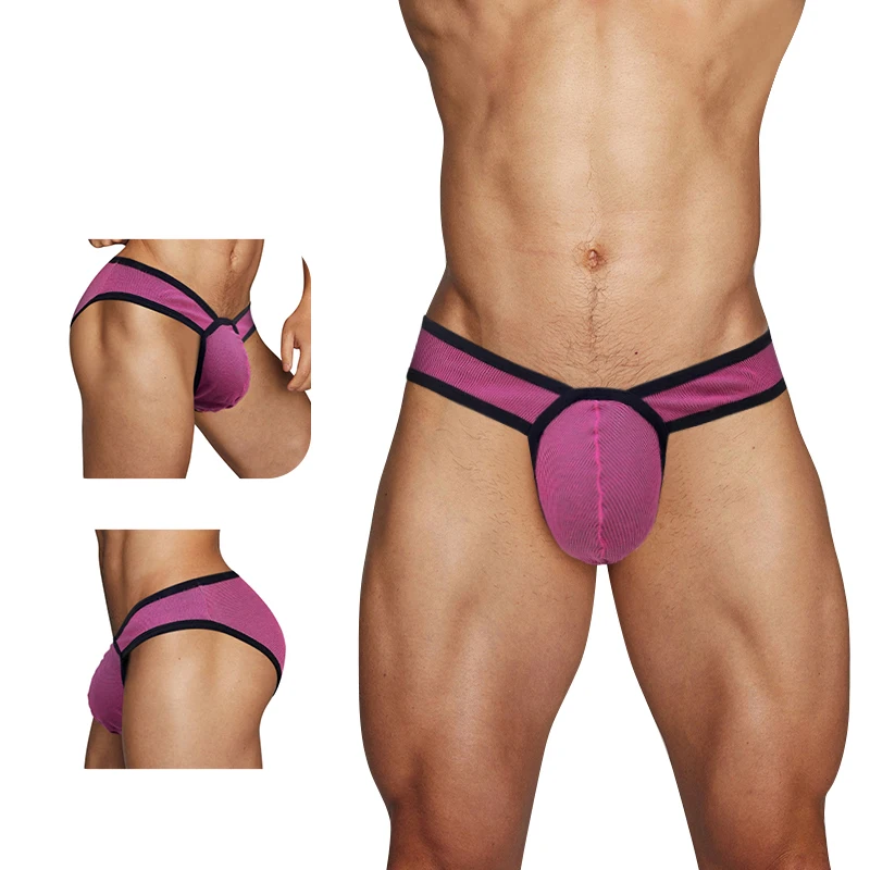 

Low Waist Gay Underwear Mens Briefs Cotton U Convex Breathable Sexy Men's Panties Slip Comfortable Ropa Interior Hombre