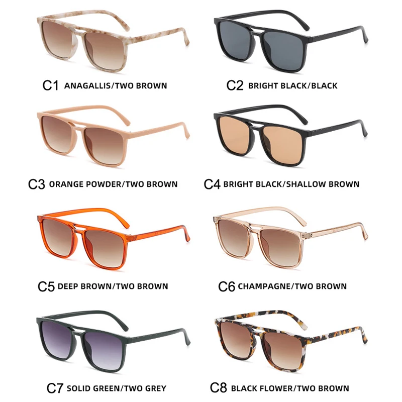 Винтажные квадратные солнцезащитные очки с защитой UV400 для женщин. Стильная