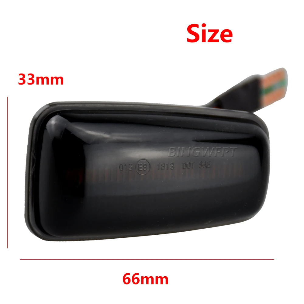 2 шт. динамические боковые фонари для Peugeot 306 106 406 806 Citroen XM ZX Break Xsara Xantia Fiat