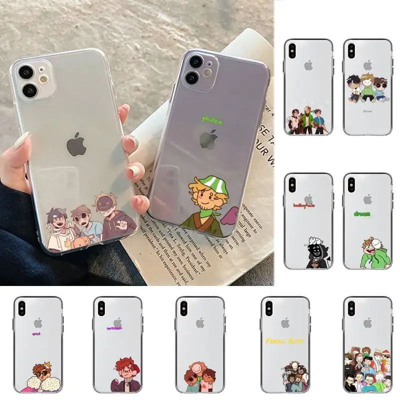 

LVTLV Dream Smp Phone Case for iPhone 11 12 13 mini pro XS MAX 8 7 6 6S Plus X 5S SE 2020 XR case