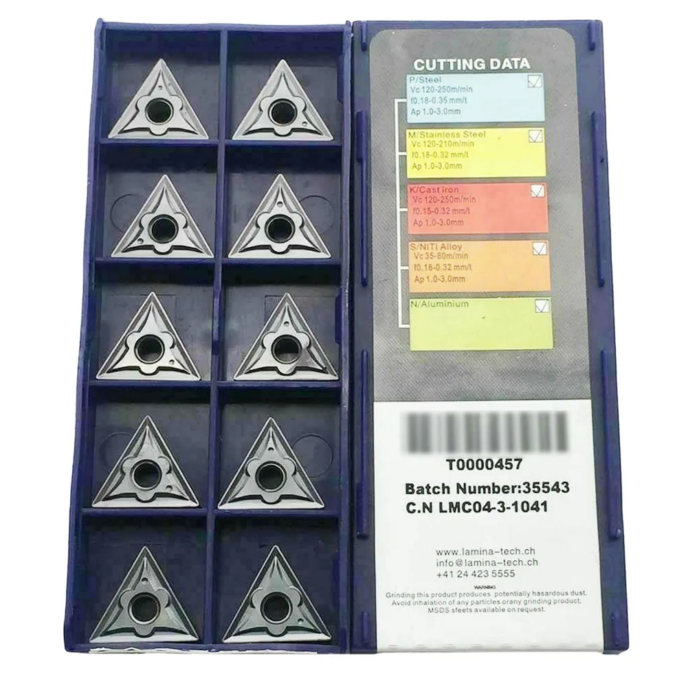 

Cutting Processing Tool Accessories Insert TNMG160404 NN Strong Impact Resistance 10pcs High Grip High Quality