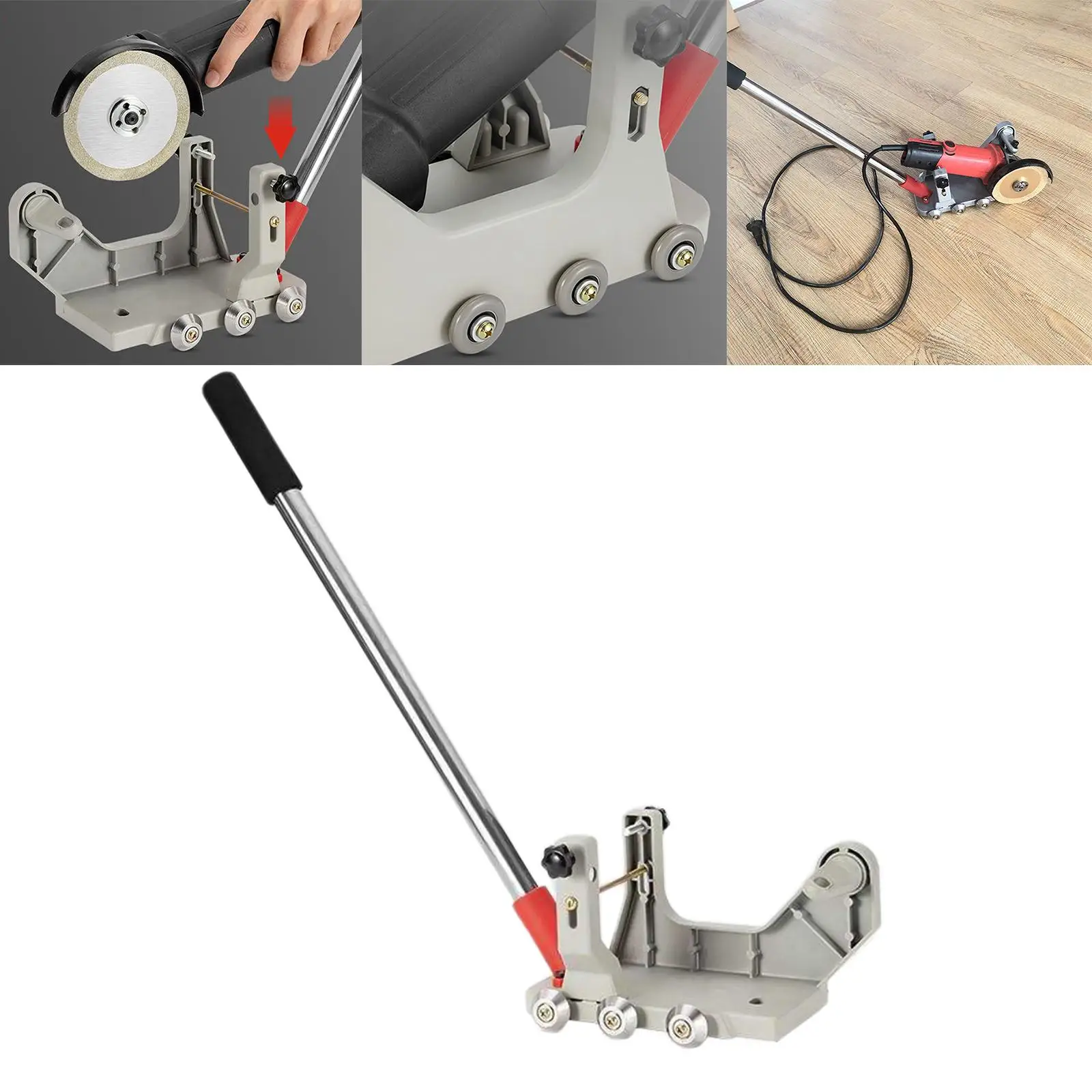 

Handheld Floor Tile Cleaning Bracket Reusable Aluminum Alloy for