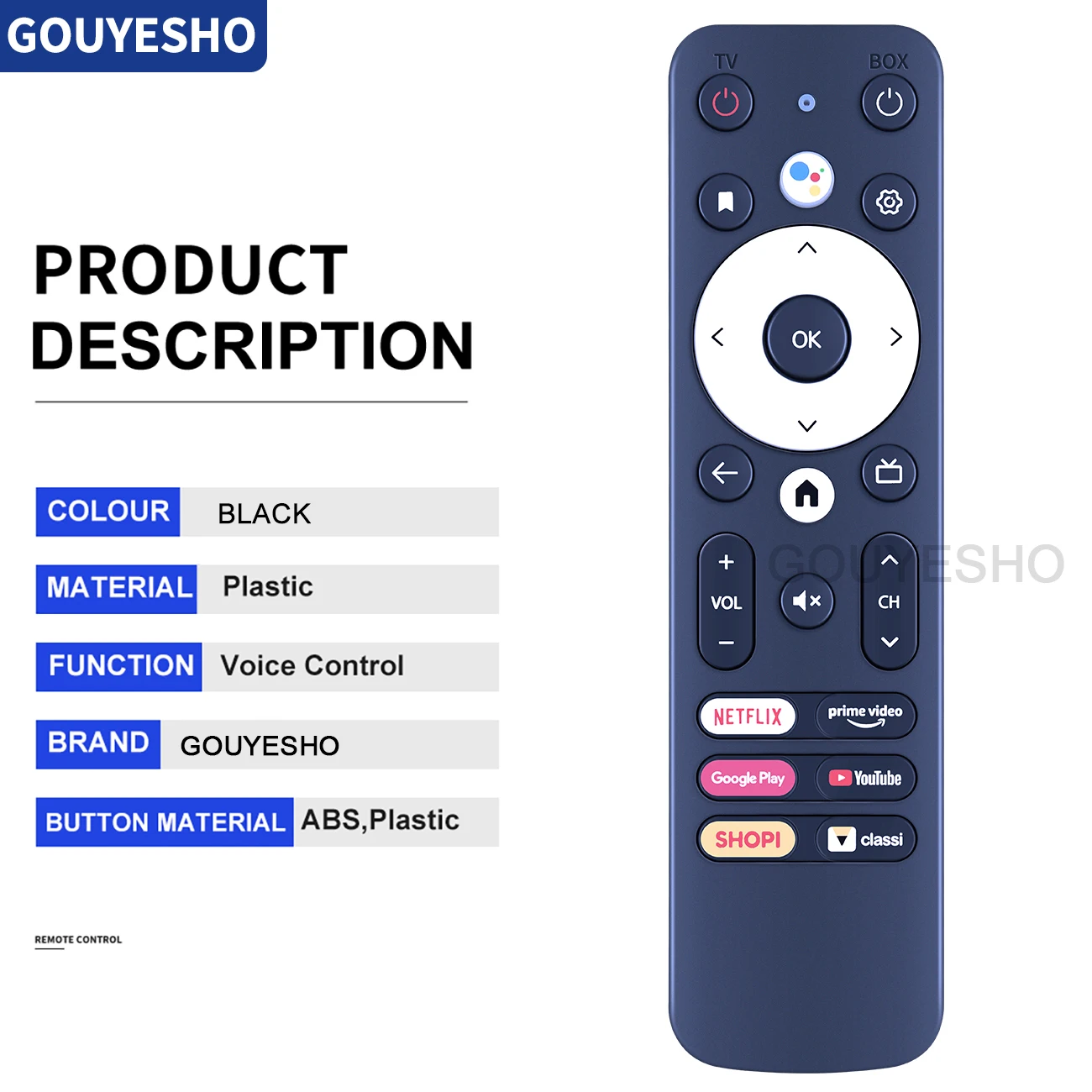 Новый пульт дистанционного управления для GoTv Android TV 4K UHD Stick