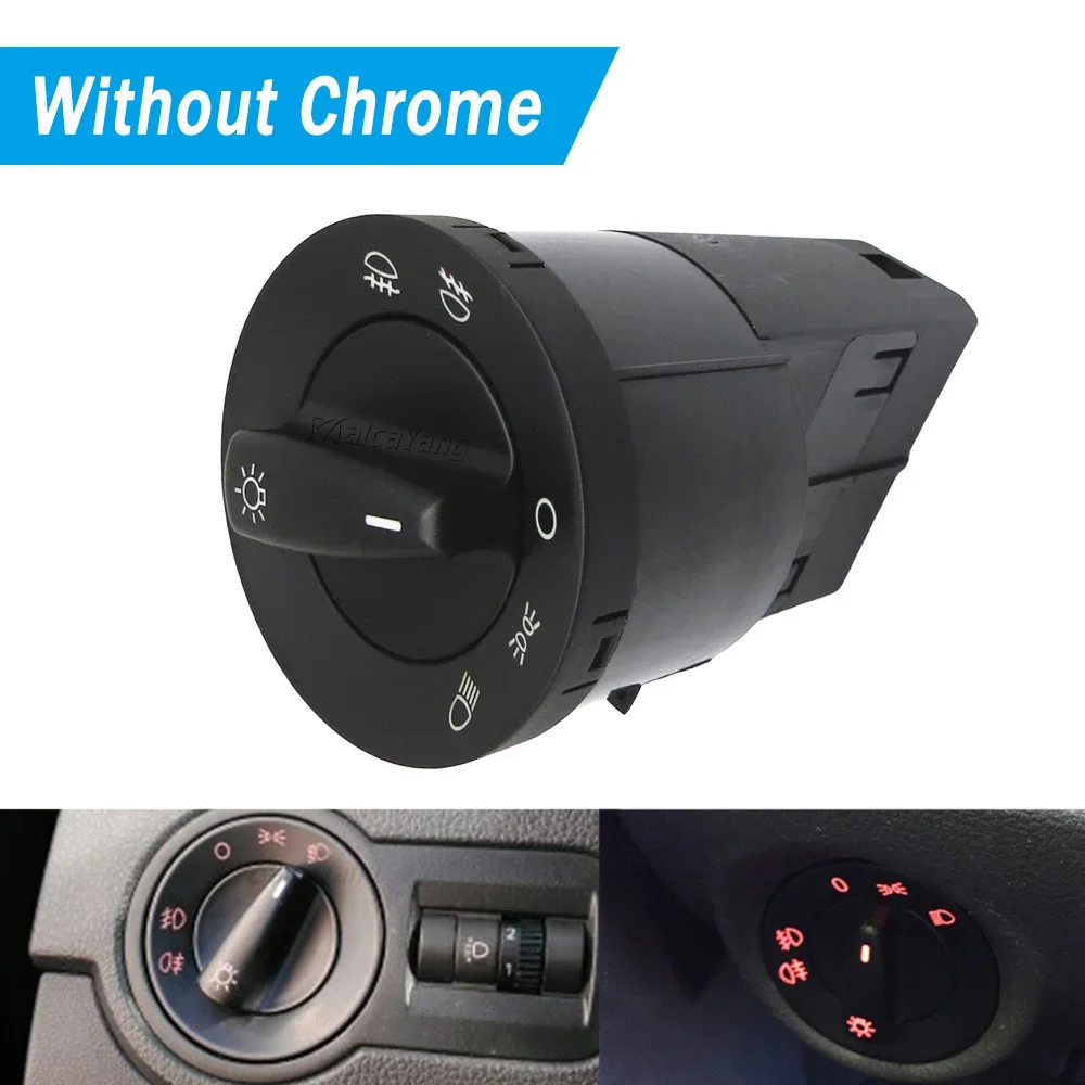 1 шт., переключатель управления фарами, ручка противотуманных фар 1C0941531A 1C0941531 для VW Bora Golf 4Passat B5 Sharan Lupo Polo Beetle