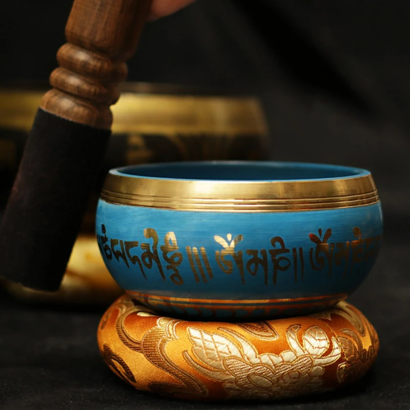 

Throat Chakra Chakra Singing Bowl Mallet Cushion Heal Singing Bowl Spiritual Flower of Life Sino Klankschaal They Are Tibetan