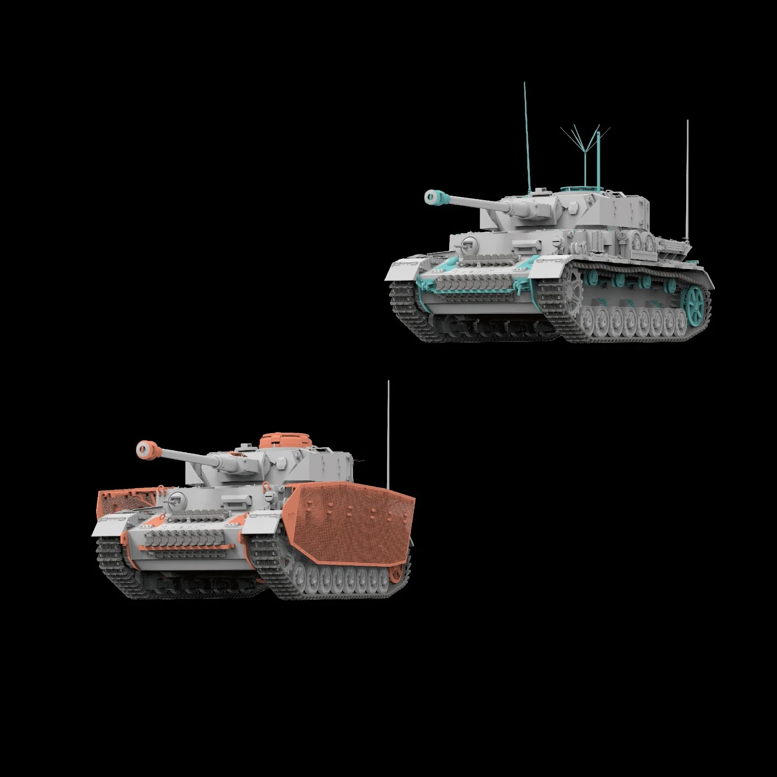 Модель танка Panzer IV J