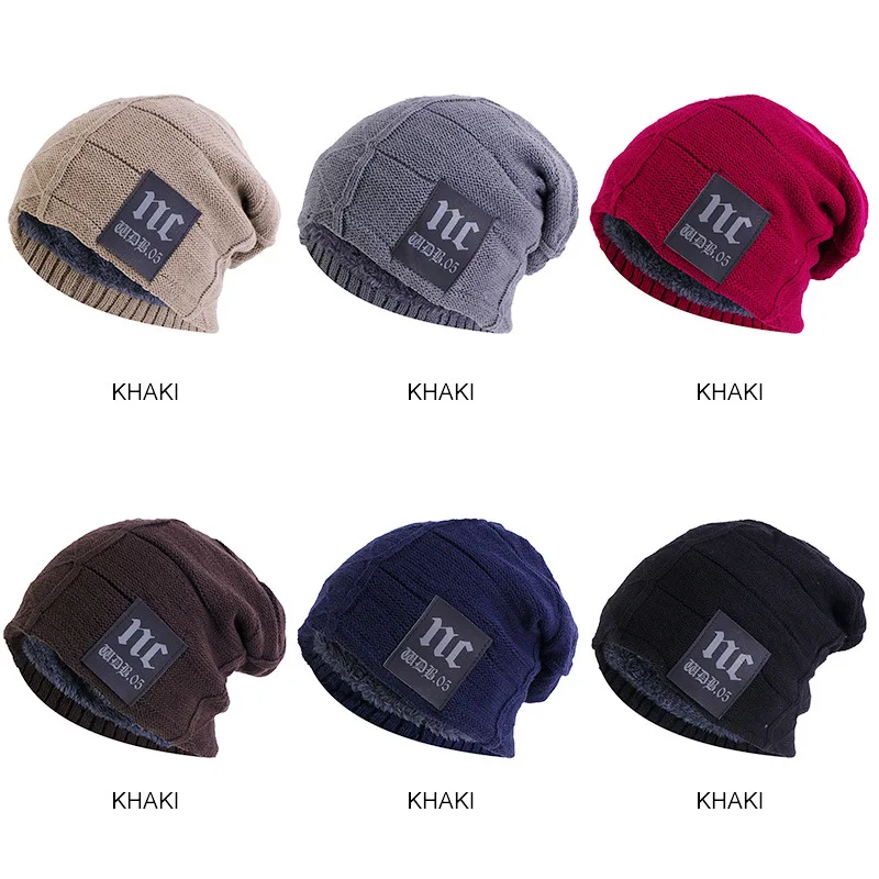 

Осенне-зимняя модная шапка с ворсом и меховой нитью, утолщенная теплая вязаная шапка для пар, закрытая шапка, женская