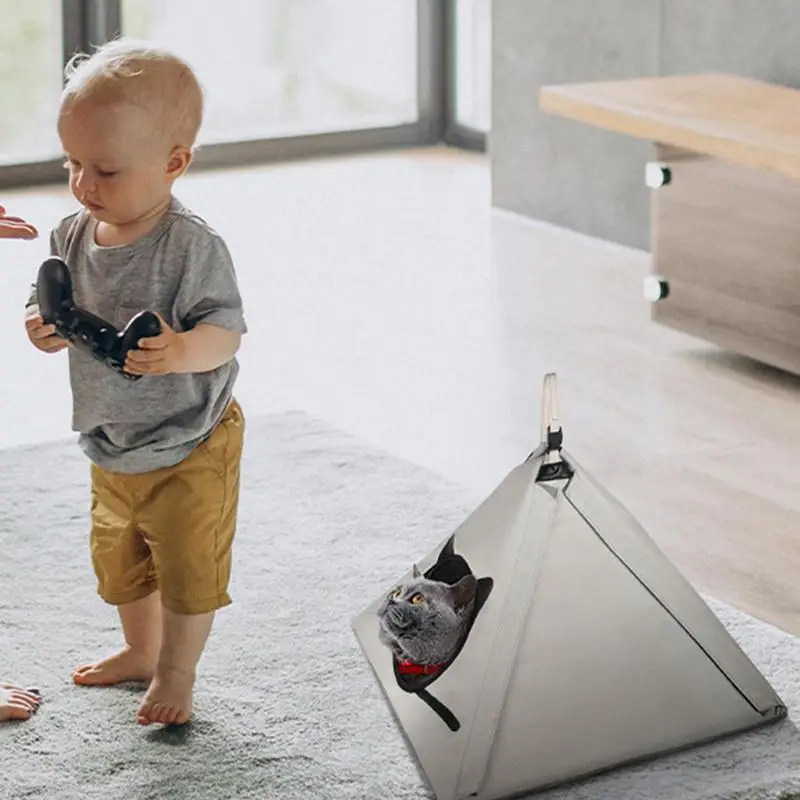 Палатка-гамак для кошек подвесной домик удобная плюшевая внутренняя уютная