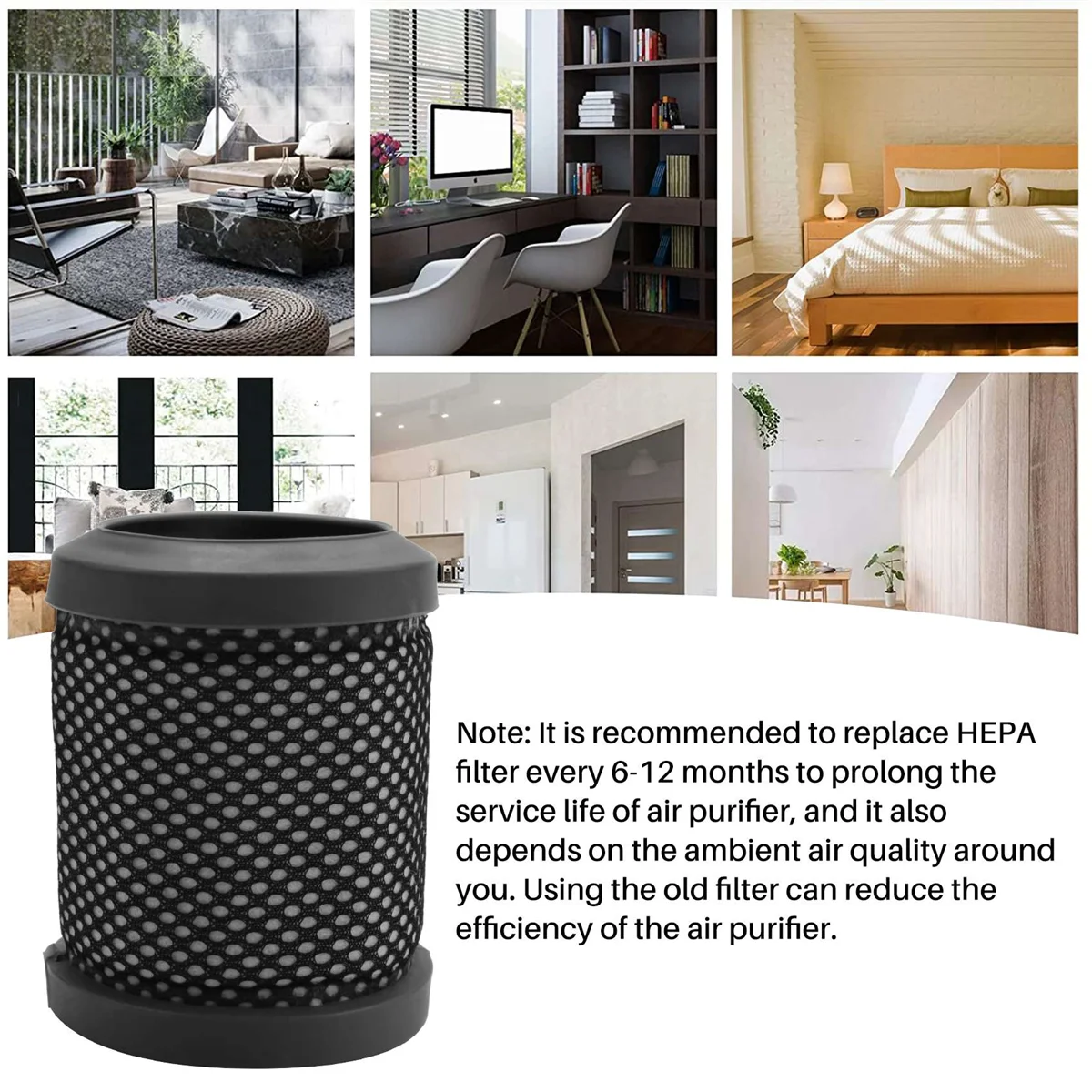 

Filter and Sponge for T116 Vacuum Cleaner Exhaust Filter Post Motor H-Free 100Series Filter Dust to Reduce Dust 2