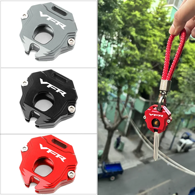 For HONDA VFR800 VFR800X Crossrunner VFR1200X Crosstourer VFR 800 1200 Motorcycle Accessories CNC Key Case Cover Shell