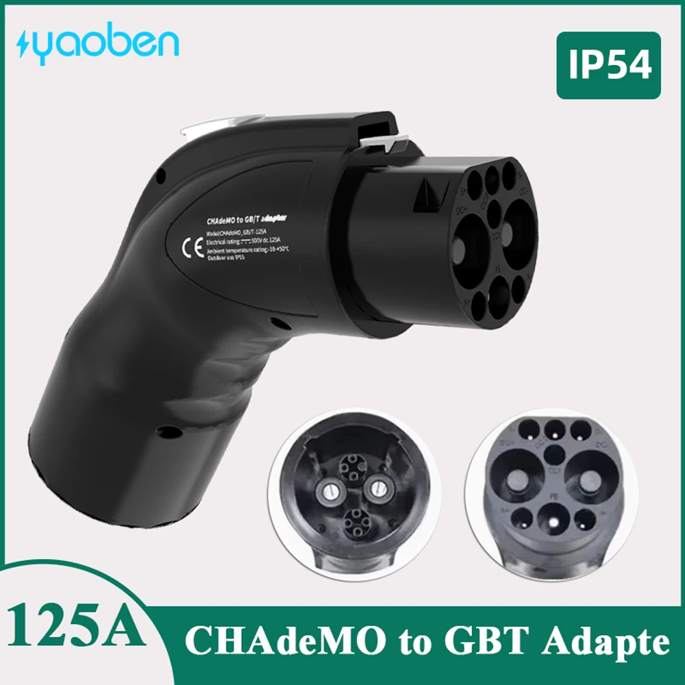 

Адаптер CHAdeMO to GBT для электромобиля Новый энергетический адаптер для зарядного устройства постоянного тока Макс. 125 кВт 1000 В Адаптер для зарядки электромобилей