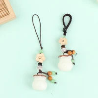 new bodhi blessing handmade braided phone strap accessory bag pendant good luck fortune wealth charm couple gift car pendent