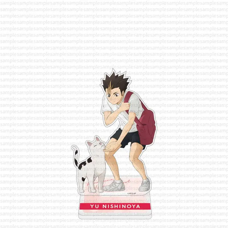Фото Игра Shoyo Hinata Tobio Kageyama Tsukishima Kei Daichi Sawamura акриловая подставка кукла аниме фигурка модель тарелка косплей игрушка в подарок №3