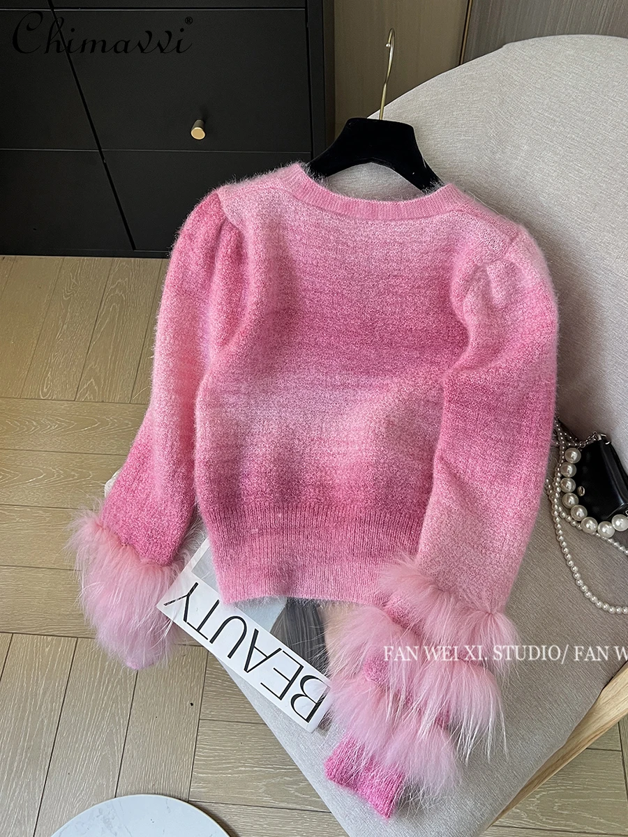 Осень и зима новый высококачественный милый женский элегантный лисьий мех с