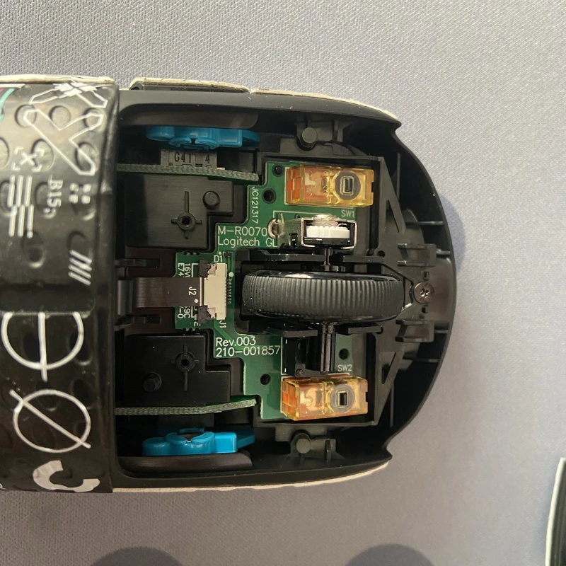 Для logitech G Pro Беспроводная игровая мышь запасные части Верхняя материнская плата
