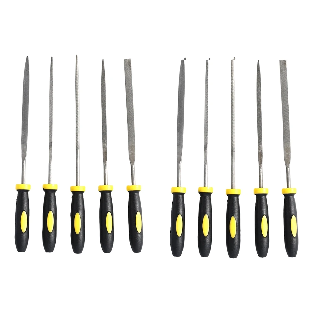 

10 Pieces Of Guitar Grinding and Maintenance Files-Guitar Ukulele Banjo with Handle Can Be Used