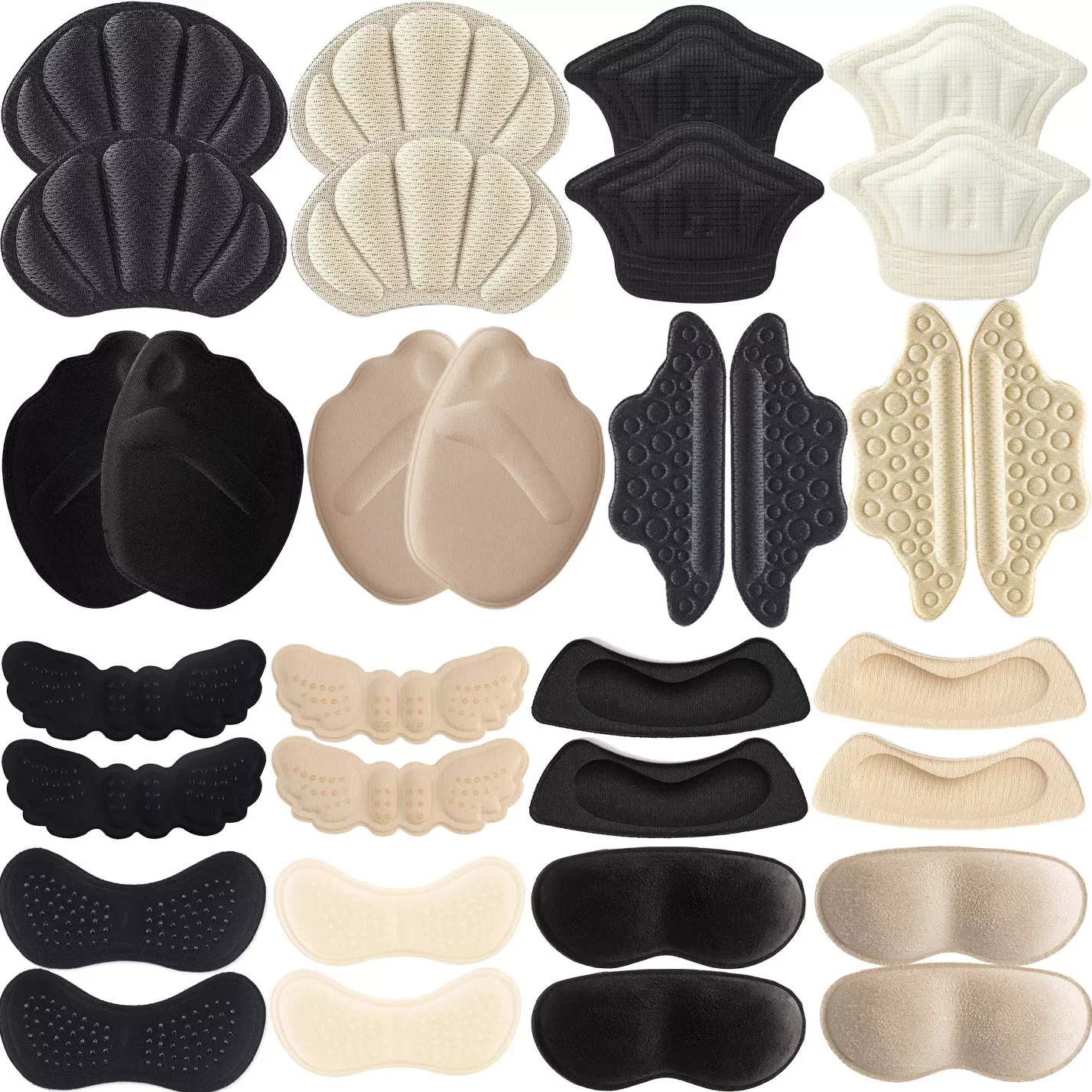 

Shoe Pads High Heel ankle Antiwear Cushion Sports Shoes Pad Feet Insert Insoles Heel Protector Adhesive Insole Brioche