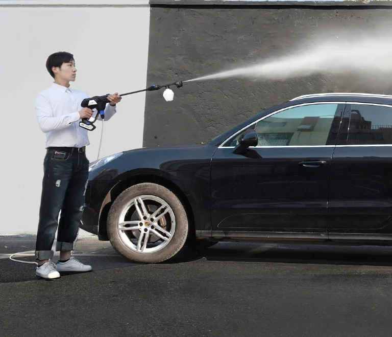 

High Quality Battery charging portable car Washer Electric Handheld pressure cleaner water gun Car Washing Machine