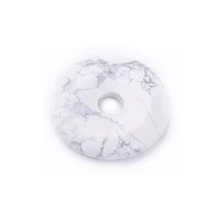 natural howlite pendants donutpi disc donut width 15 816mm 3940x67mm hole 8mm