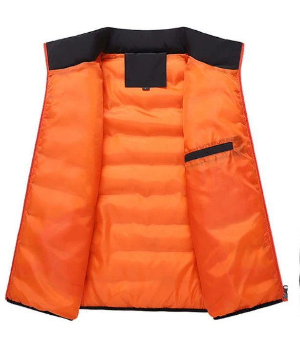 Autumn And Winter Men's Short Stand Collar Cotton Coat Thick Coat Warm Down Cotton Coat Casual Thickening Slim Fit Zipper Jacket