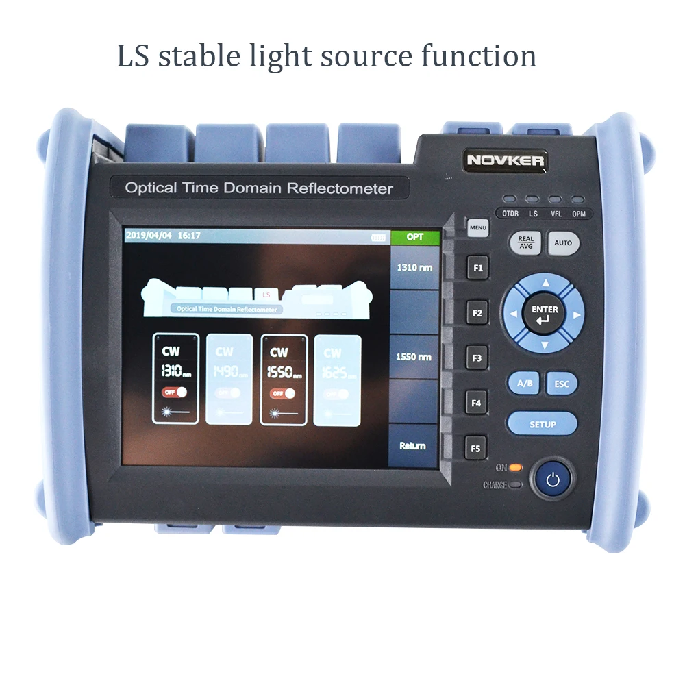 NOVKER SM OTDR NK6000-S1 1310/1550 35/33dB built in FLS OPM VFL Intelligent optical link mapper