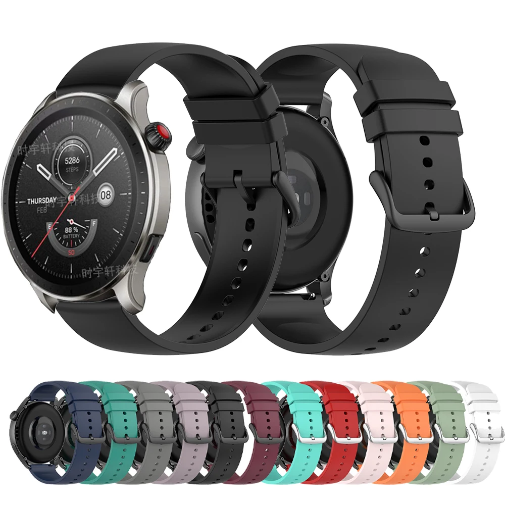 

Ремешок силиконовый для часов Huami Amazfit Gtr 2/2e/47 мм/Pace/Stratos 3 2, 22 мм