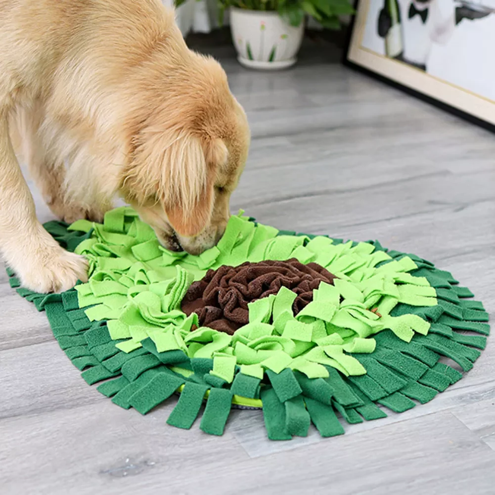 

NEW IN Pet Dogs Snuffle Mat Anti Choking Smell Training Nose Toy Consume Energy Pad Dog Puzzle Toy Slow Feeding Bowl Food Dispen