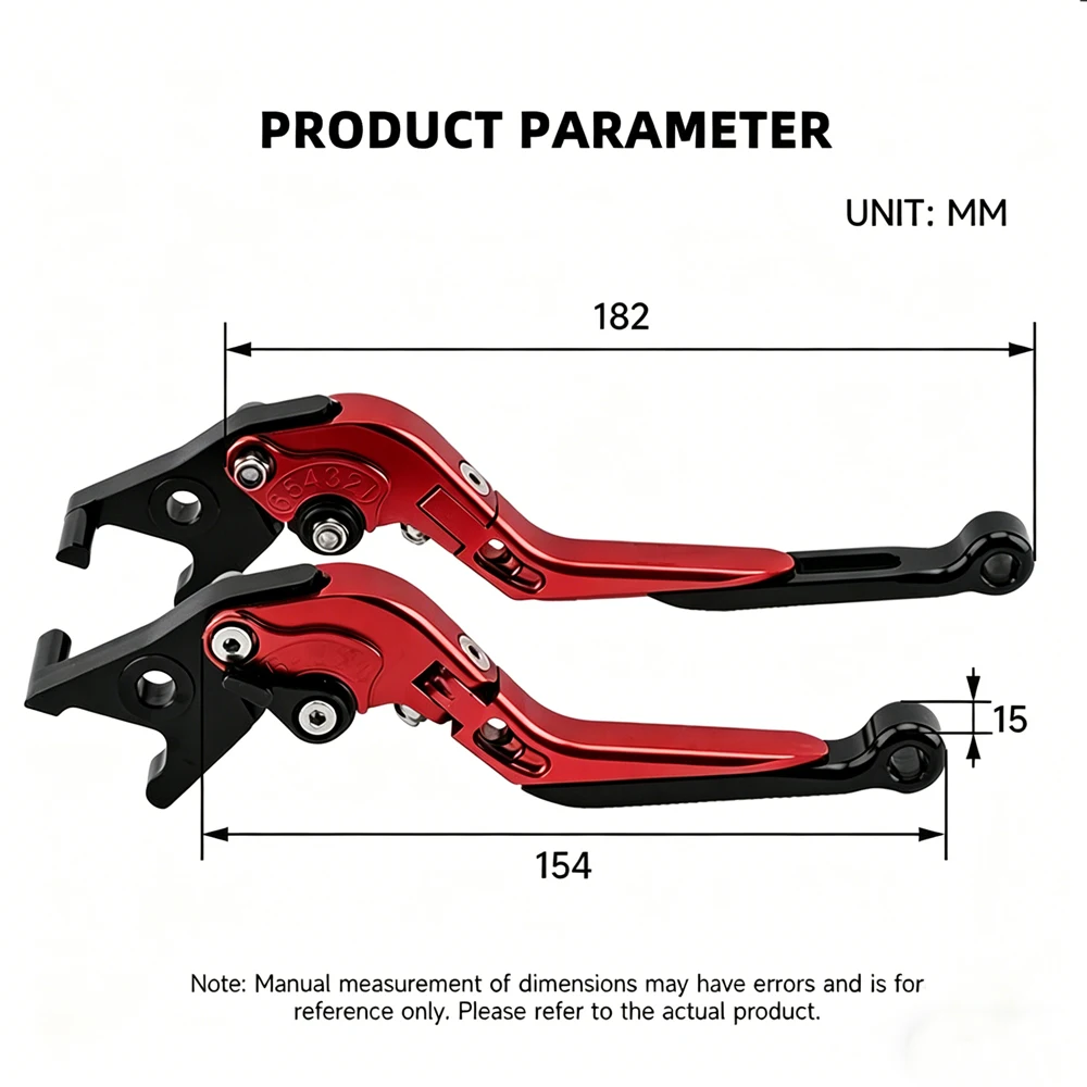 Фото Для DUCATI Panigale 899 Panigale899 2014-2015 Складные рычаги сцепления и тормоза Аксессуары для мотоциклов Регулируемые выдвижные ручки №3