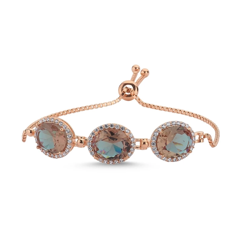 

Silver 925 Sterling Oval Zultanite Gemstone Elevator Bracelet