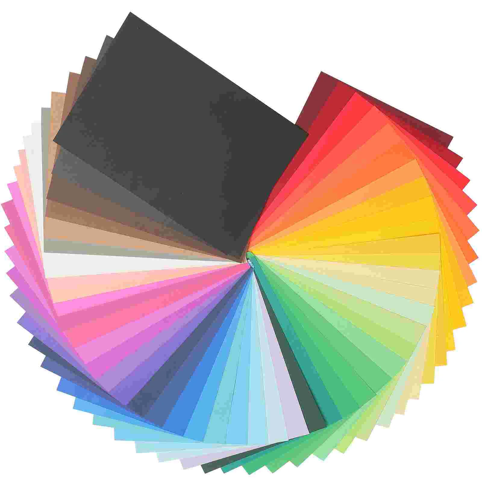 50 листов цветной картонной бумаги формата А3 пустая бумага для оригами печати