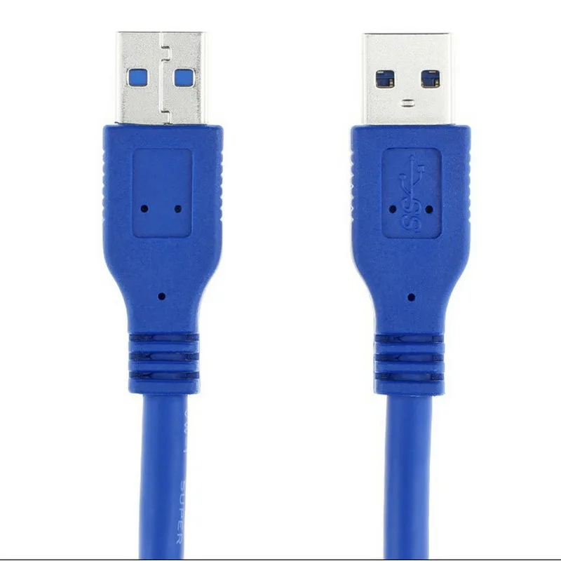 

USB 3.0 to USB Cable Male to Male M/M Type A to A USB 2.0 Extension Cable Cord Line 0.3M High Quality