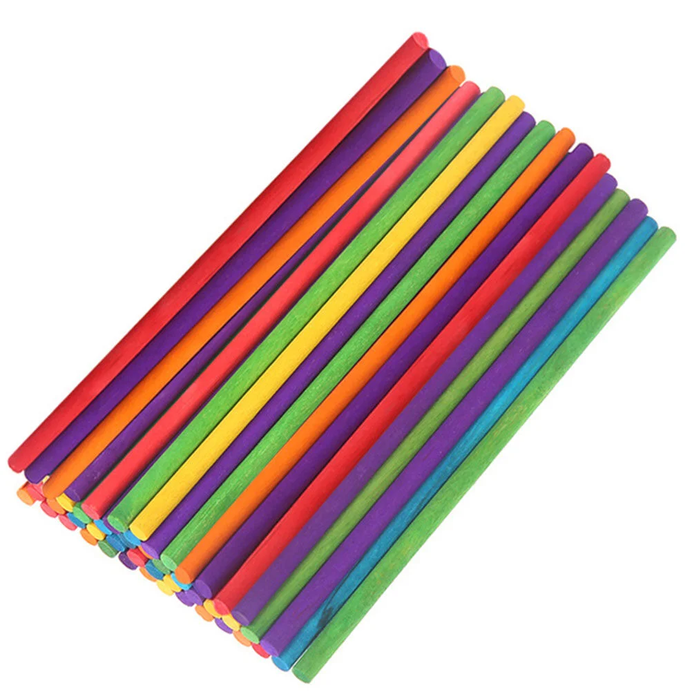 

50 Pcs Instrument Rhythm Sticks Wood Kids' Musical Instruments Drum Replacement Tools Drumsticks Beginner Log Percussion