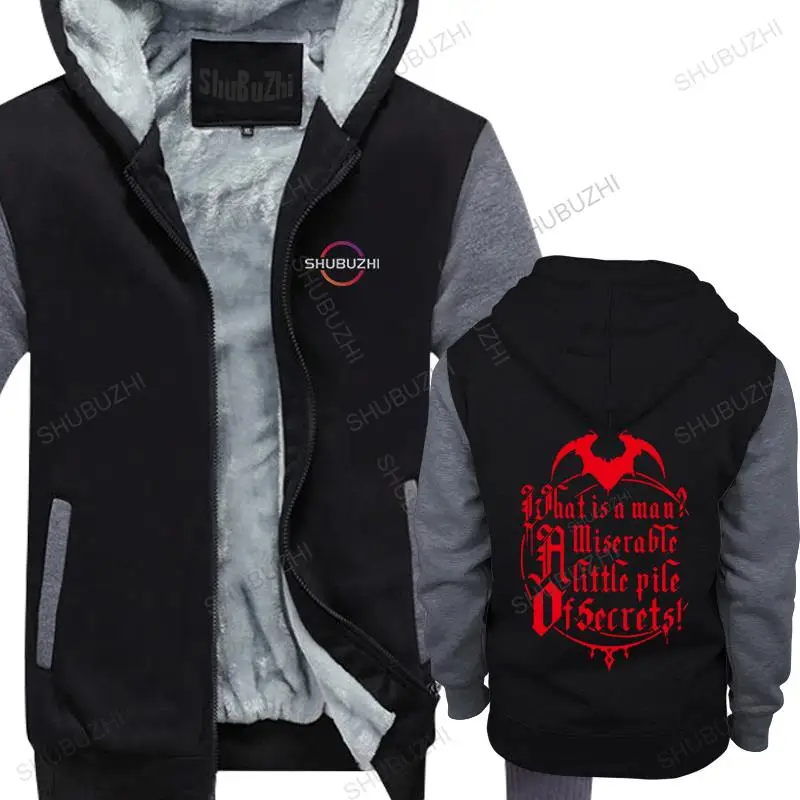 

new fashion sweatshirt men winter hoodie What Is A Man Video Game Classic Artwork Gift homme brand cotton thick jacket hoody